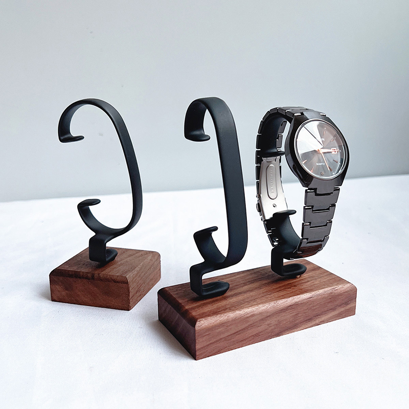 ที่วางนาฬิกาไม้รูปตัว C สำหรับ - Jewelry And Watches Inc บทวิจารณ์และราคา