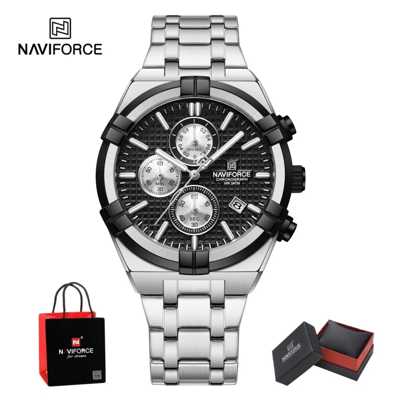 นาวิฟอร์ซ นาฬิกาควอตซ์โครโนกรา - Jewelry For Watches บทวิจารณ์และราคา