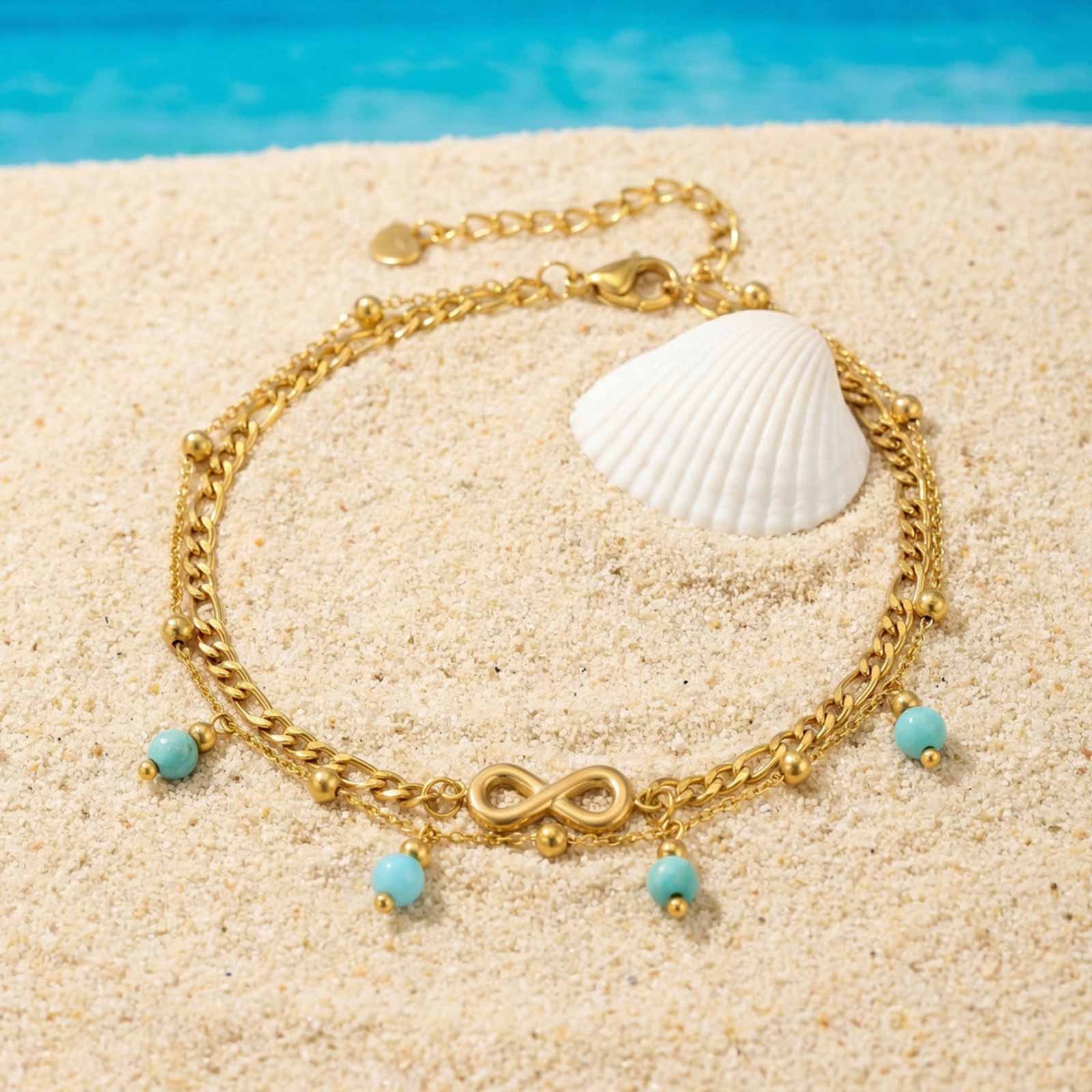 สร้อยข้อเท้า Vnox สไตล์โบฮีเมี - Jc Jewelry & Watches Photos บทวิจารณ์และราคา